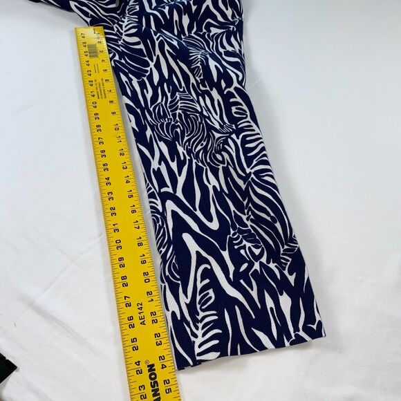 Lilly Pulitzer Palm Beach Fit Ankle Pants Zebra Print Size 2 - Picture 10 of 11